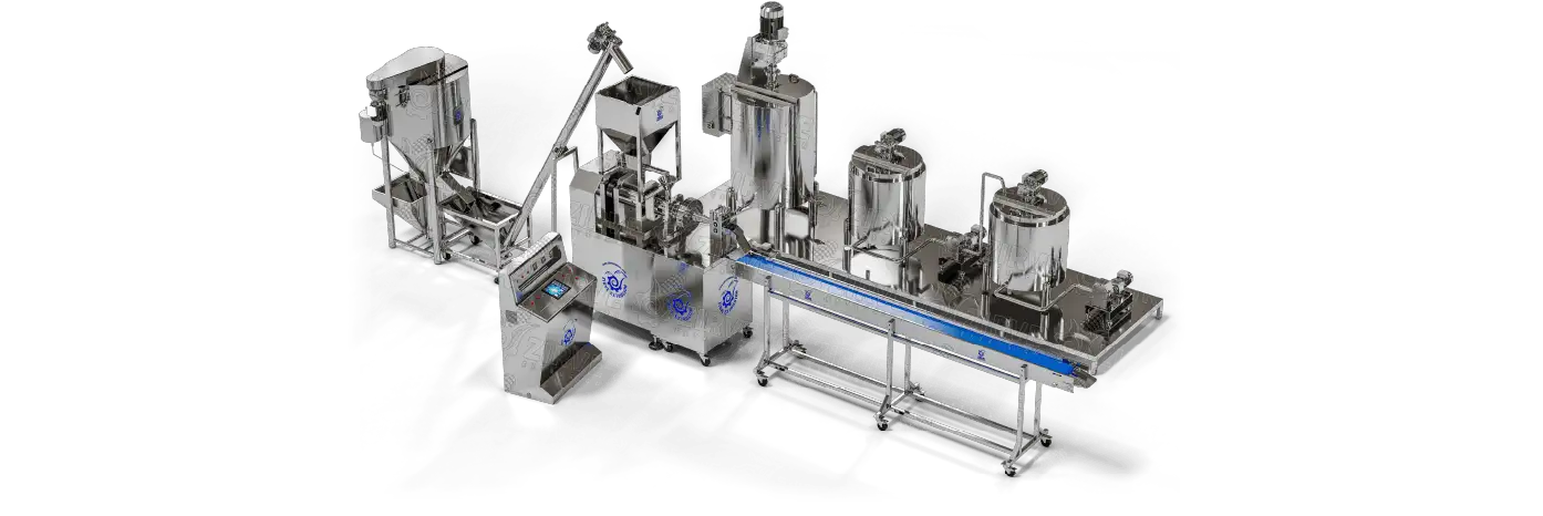 STUFFED CORN CHIPS PRODUCTION LINE LCK160